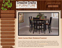 Tablet Screenshot of amishcreativecraftsandfurniture.com